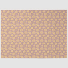 Pompoenen en bladeren herfst tissuepapier