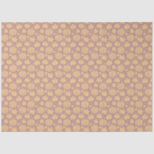 Pompoenen en bladeren herfst tissuepapier (Voorkant)