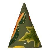 Pompoenen en bladeren: Herfstgroen Feesthoedjes (Rechts)