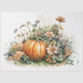 Pompoenen en Bloemen 3 Decoupage Papier (Voorkant)