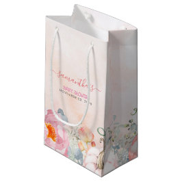 Pompoenen en Blush Pink Flowers Herfst Baby shower Klein Cadeauzakje