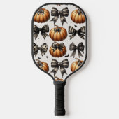 Pompoenen en bogen Halloween Grey Pickleball Paddl Pickleball Paddle (Voorkant)