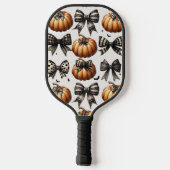 Pompoenen en bogen Halloween Grey Pickleball Paddl Pickleball Paddle (Achterkant)