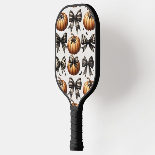 Pompoenen en bogen Halloween Grey Pickleball Paddl Pickleball Paddle (Links)