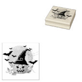 Pompoenen en bonen rubberstempel (Gestempeld)