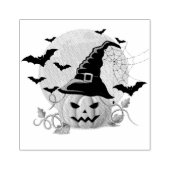 Pompoenen en bonen rubberstempel (Afrduk)