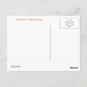 pompoenen en cichorei briefkaart (Achterkant)