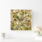 Pompoenen en eenzaaigoed vierkante klok (Huis)