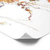 Pompoenen en Fall Leaves Vrijgezellenfeest Welkom Poster (Hoek)