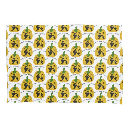 Pompoenen en geesten kussensloop (Voorkant)