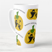 Pompoenen en geesten latte mok (Linkerhoek)