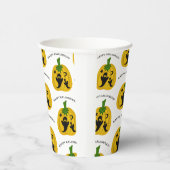 Pompoenen en geesten papieren bekers (Rechts)