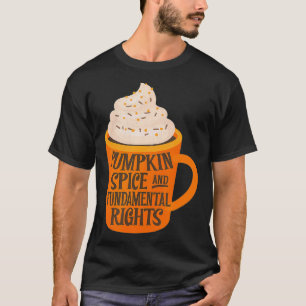 Pompoenen en grondrechten t-shirt