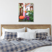 Pompoenen en harten - Martha's wijntuin Canvas Afdruk (Insitu (Slaapkamer))