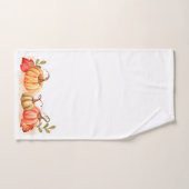Pompoenen en herfst-oliage bad handdoek (Handdoek)