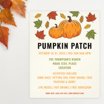 Pompoenen En Herfstbladeren Aangepaste Pompoenveld