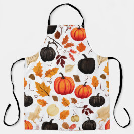 Pompoenen en Herfstbladeren Schort