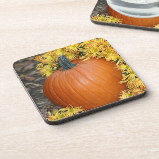 Pompoenen en Herfsten druppelaars Onderzetter (Linkerzijde)