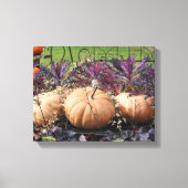 Pompoenen en Herfsten Planten Canvas Afdruk (Voorkant)