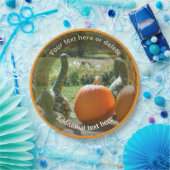 Pompoenen en kalebassen gepersonaliseerde partij papieren bordje (Feest)