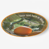 Pompoenen en kalebassen gepersonaliseerde partij papieren bordje (Gekanteld)