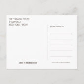 Pompoenen en katten, uitnodiging van de Halloween- (Achterkant)