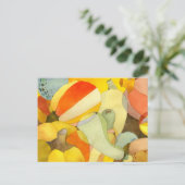 Pompoenen en keukengerei briefkaart (Staand voorkant)