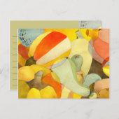 Pompoenen en keukengerei briefkaart (Voorkant / Achterkant)