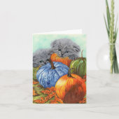 Pompoenen en Kittens Kaart (Voorkant)