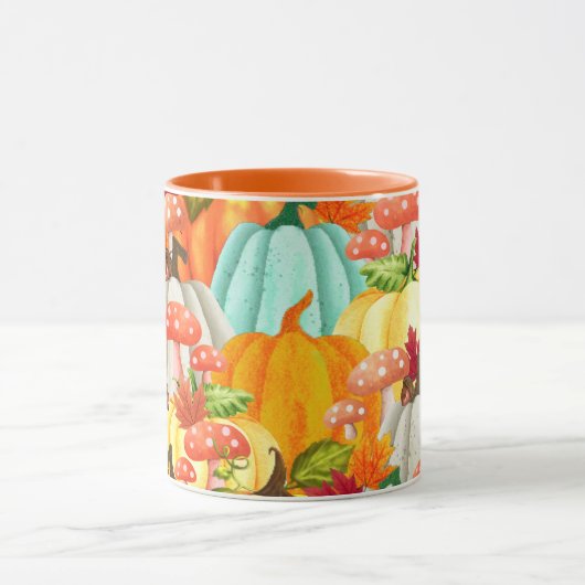 Pompoenen en knollen, van vlinderbloemigen mok (Midden)