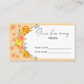 Pompoenen en lelies - raad eens hoeveel kussen informatiekaartje (Voorkant)