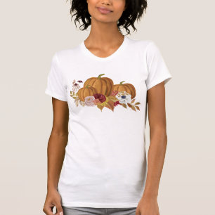 Pompoenen en Magnolia's Vallen Kleuren T-shirt
