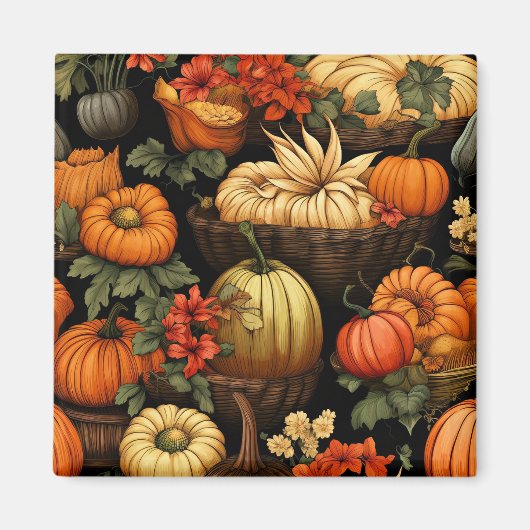 Pompoenen en meer, Herfst, Magneet (Voorkant)