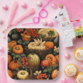 Pompoenen en meer, Herfst, Papieren Bordje (Feest)