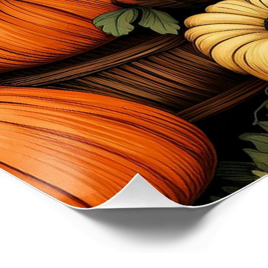 Pompoenen en meer, Herfst, Perfect Poster (Hoek)