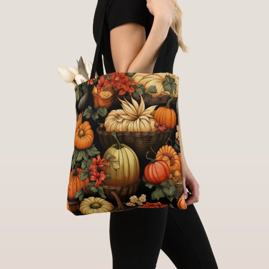 Pompoenen en meer, Herfst, Tote Bag (Dichtbij)