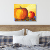 Pompoenen en Nuts Canvas Print (Insitu (Slaapkamer))