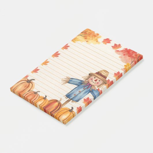 Pompoenen en patchwork post-it® notes (Schuin)