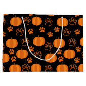 Pompoenen en Paws Halloween Groot Cadeauzakje (Achterkant)