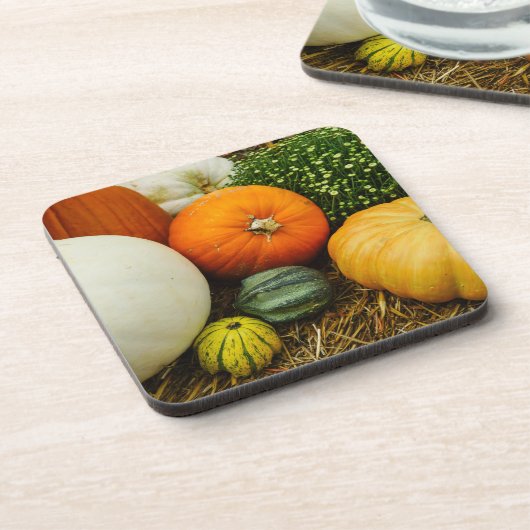 Pompoenen en pompoenen onderzetter (Linkerzijde)