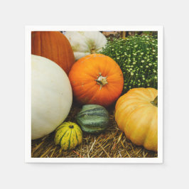 Pompoenen en pompoenen servet