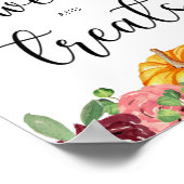 Pompoenen en pompoenen van Bourgogne Poster (Hoek)