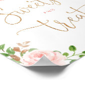 Pompoenen en pompoenen, van Floral, behandelen bab Poster (Hoek)