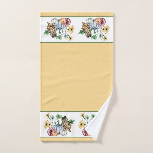 Pompoenen en pompoenen van herfsten bad handdoek (Handdoek)