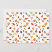 Pompoenen en Prosecco bruids trouwdouche Kaart (Achterkant)