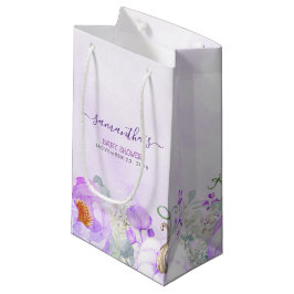 Pompoenen en Purple Flowers Herfst Baby shower Klein Cadeauzakje