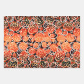 Pompoenen en Skulls Inpakpapier Vel (Voorkant 2)