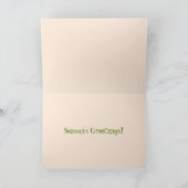 Pompoenen en Specerijen Oranje Seizoensgebonden Fe Feestdagen Kaart (Binnen)