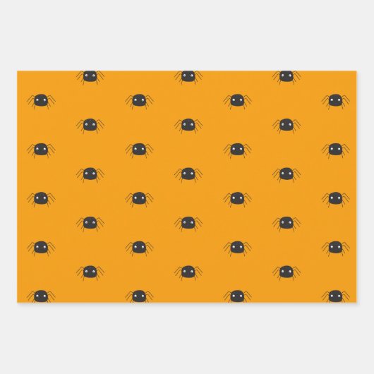 Pompoenen en spiderweb Persoonlijke Wrappi Inpakpapier Vel (Voorkant 3)