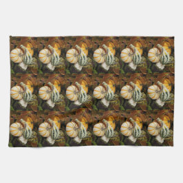 Pompoenen en Squash Stilleven Patroon Theedoek